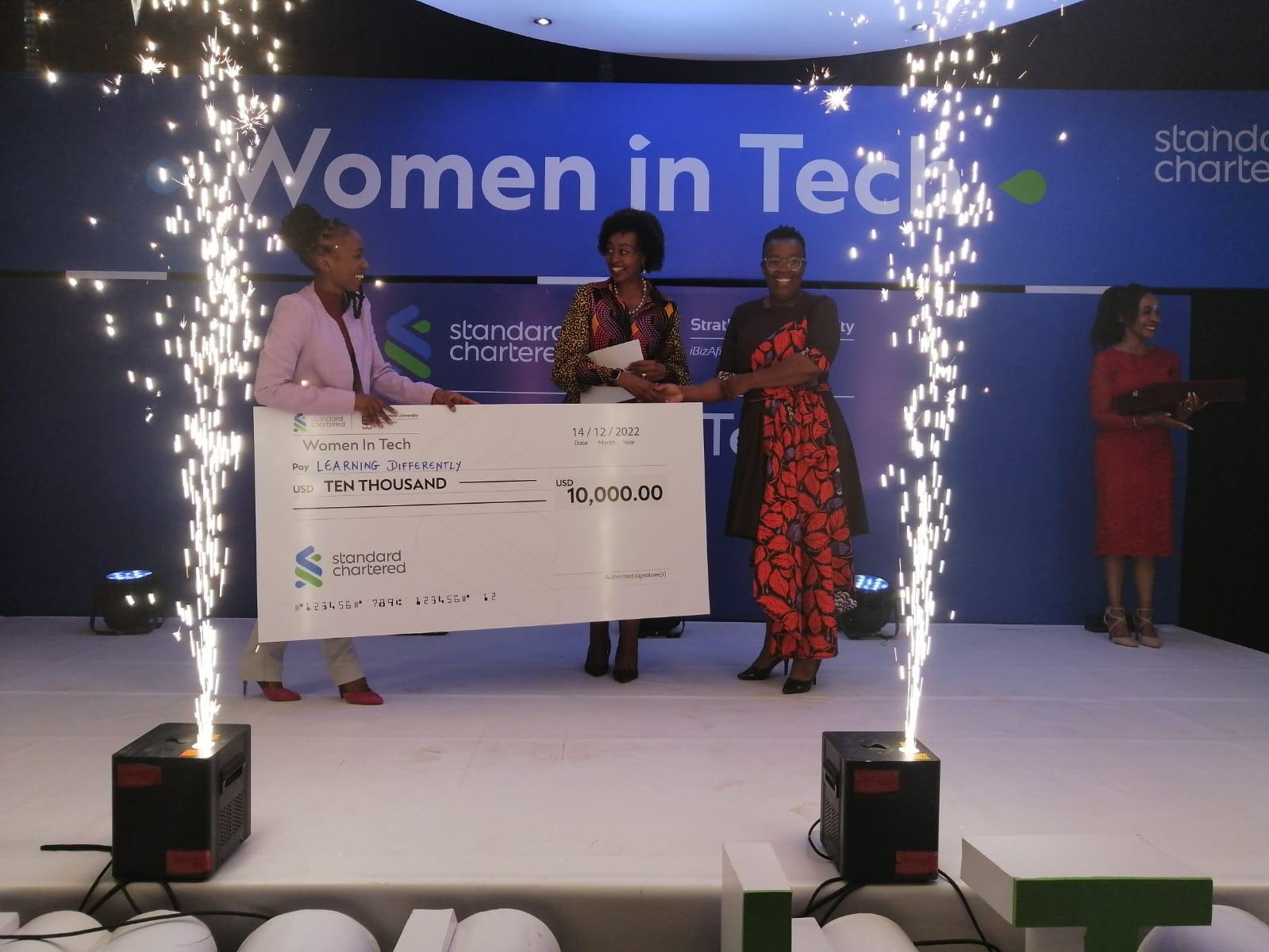 Winners of Standard Chartered Women in Tech 2022